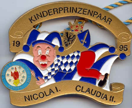 Kinderprinzenpaarorden Nicola I. & Claudia II., 1995